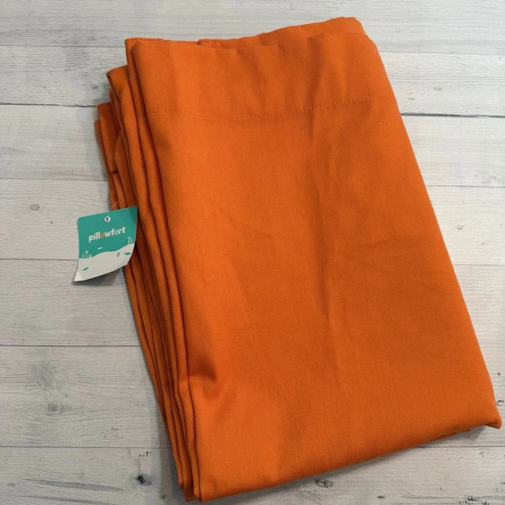 Pillowfort‎ light blocking curtain panels orange 63